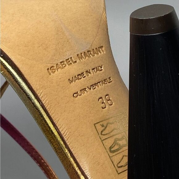 Isabel Marant Aliza Ombré Leather Sandals size 38 - Picture 13 of 13